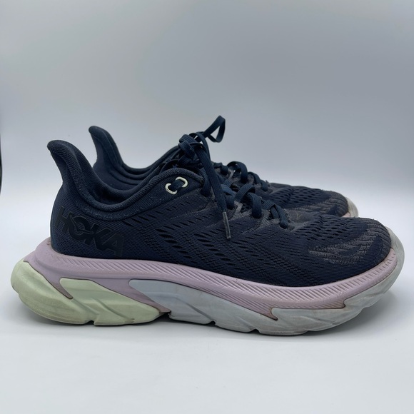 HOKA Women's Clifton Edge Blue Running Sneaker Shoe Size 9 - 1110511-OSOH - Picture 1 of 9
